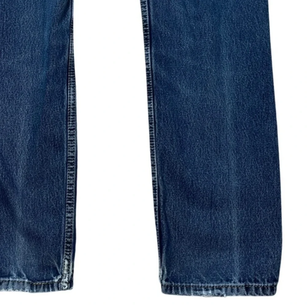 Levi's 505 Regular Fit Jeans Mens 30x30 Medium Wash Straight Leg 5-Pocket Denim